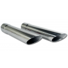 Paire de sortie d'échappement inox 63-67