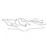 Kit conduits de freinage 74-82